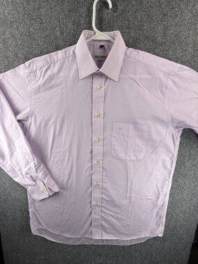Balmain 3 Polyester Cotton Purple Shirt Pocket Solid Button Up Men Long Sleeve